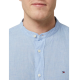 TOMMY HILFIGER</br>Ανδρικό Πουκάμισο Σιέλ Λινό Mao Collar Regular MW0MW18446-C1S Tommy Hilfiger TOMMY HILFIGER</br>Ανδρικό Πουκάμισο Σιέλ Λινό Mao Collar Regular MW0MW18446-C1S Tommy Hilfiger