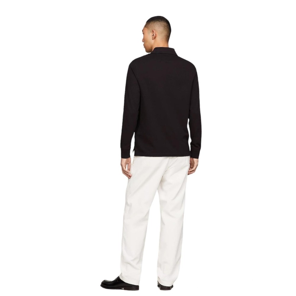 TOMMY HILFIGER</br>Ανδρικό Polo T-shirt Μαύρο MW0MW20183-BDS Tommy Hilfiger TOMMY HILFIGER</br>Ανδρικό Polo T-shirt Μαύρο MW0MW20183-BDS Tommy Hilfiger