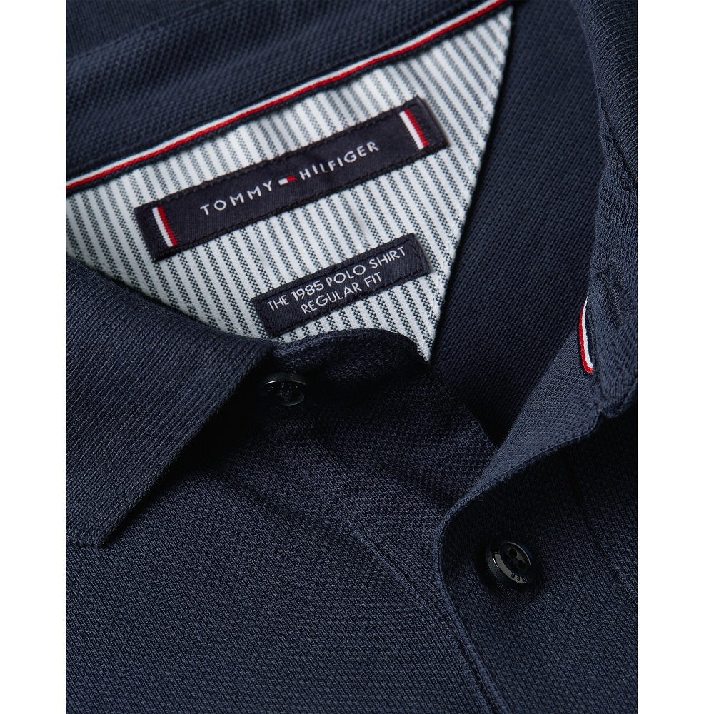 TOMMY HILFIGER</br>Tommy Hilfiger 1985 Pique Long Sleeve Regular Fit Polo Shirt MW0MW20183-DW5 Ανδρικό Polo T-shirt Μπλε TOMMY HILFIGER</br>Tommy Hilfiger 1985 Pique Long Sleeve Regular Fit Polo Shirt MW0MW20183-DW5 Ανδρικό Polo T-shirt Μπλε
