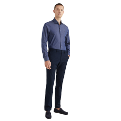 Ανδρικό Πουκάμισο Μπλε Slim MW0MW23274-C5E Tommy Hilfiger