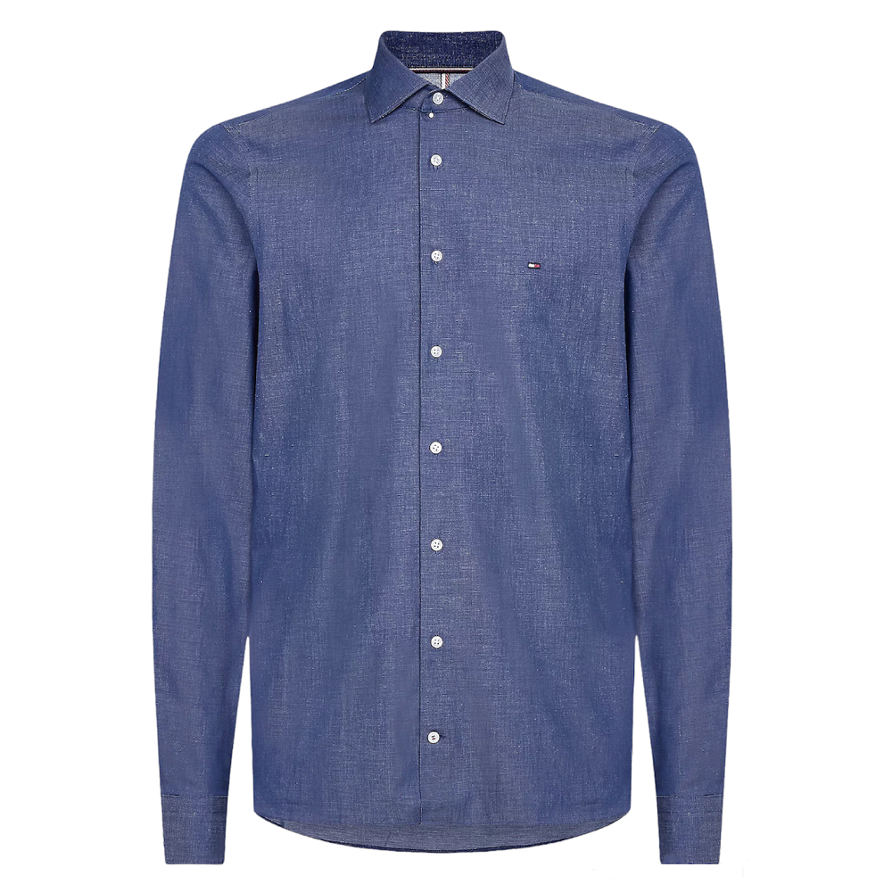 TOMMY HILFIGER</br>Ανδρικό Πουκάμισο Μπλε Slim MW0MW23274-C5E Tommy Hilfiger TOMMY HILFIGER</br>Ανδρικό Πουκάμισο Μπλε Slim MW0MW23274-C5E Tommy Hilfiger