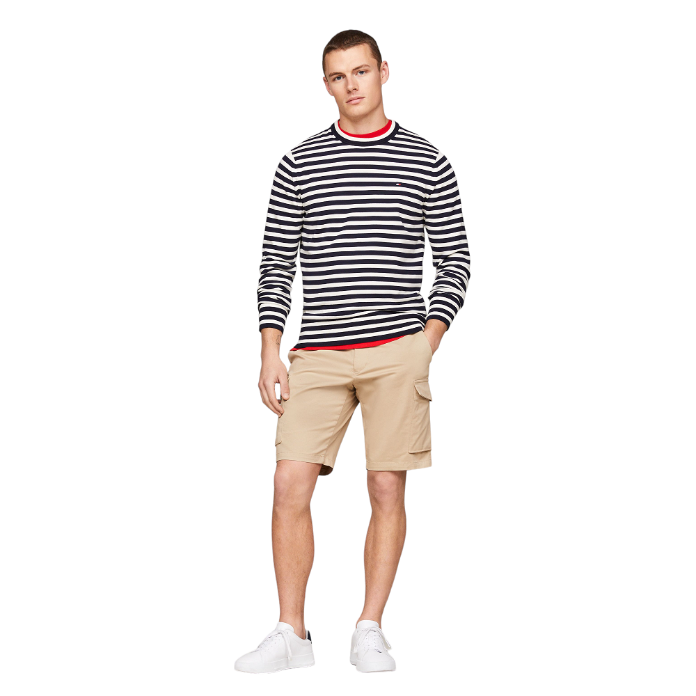 TOMMY HILFIGER</br>Ανδρική Βερμούδα Cargo Μπεζ MW0MW23573-AEG Tommy Hilfiger