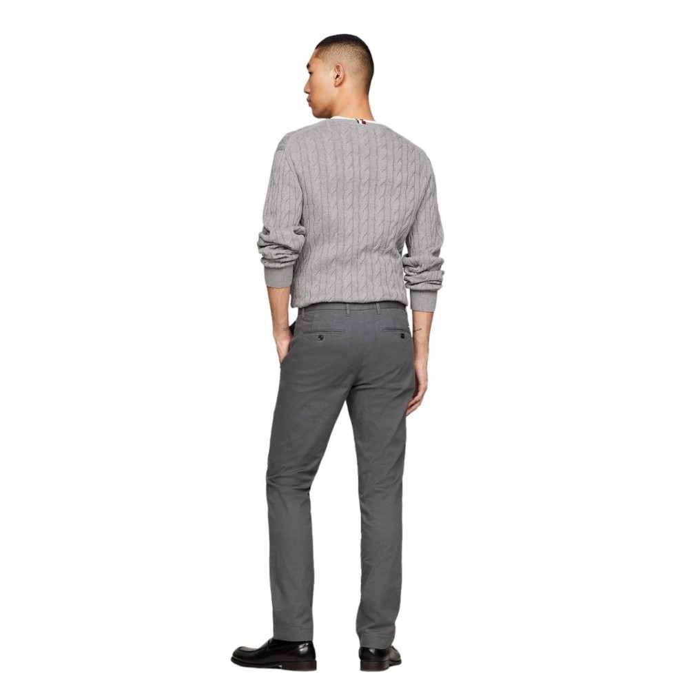 TOMMY HILFIGER</br>Ανδρικό Παντελόνι Γκρι Denton Chino Essential Twill Straight MW0MW24872-PTY Tommy Hilfiger TOMMY HILFIGER</br>Ανδρικό Παντελόνι Γκρι Denton Chino Essential Twill Straight MW0MW24872-PTY Tommy Hilfiger