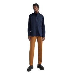 Ανδρικό Πουκάμισο Μπλε Poplin Regular MW0MW25035-DW5 Tommy Hilfiger