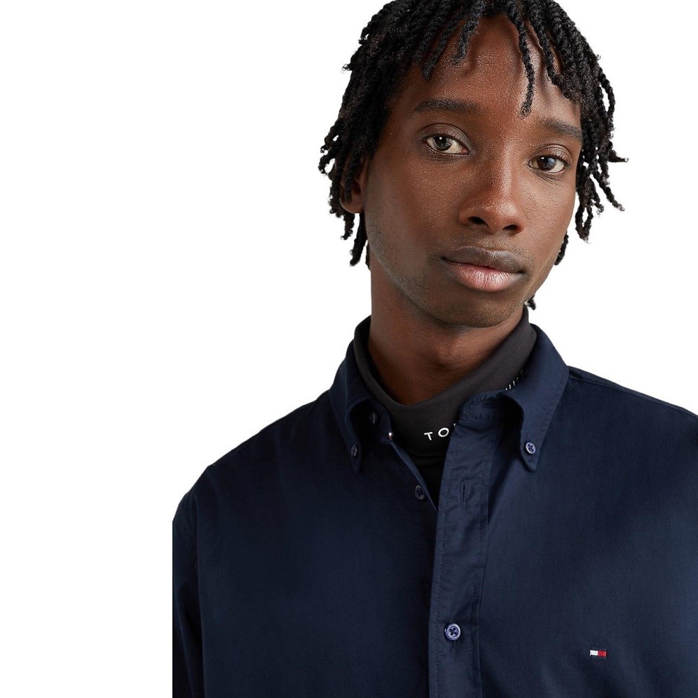 TOMMY HILFIGER</br>Ανδρικό Πουκάμισο Μπλε Poplin Regular MW0MW25035-DW5 Tommy Hilfiger TOMMY HILFIGER</br>Ανδρικό Πουκάμισο Μπλε Poplin Regular MW0MW25035-DW5 Tommy Hilfiger