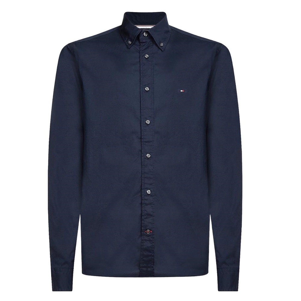 TOMMY HILFIGER</br>Ανδρικό Πουκάμισο Μπλε Poplin Regular MW0MW25035-DW5 Tommy Hilfiger TOMMY HILFIGER</br>Ανδρικό Πουκάμισο Μπλε Poplin Regular MW0MW25035-DW5 Tommy Hilfiger