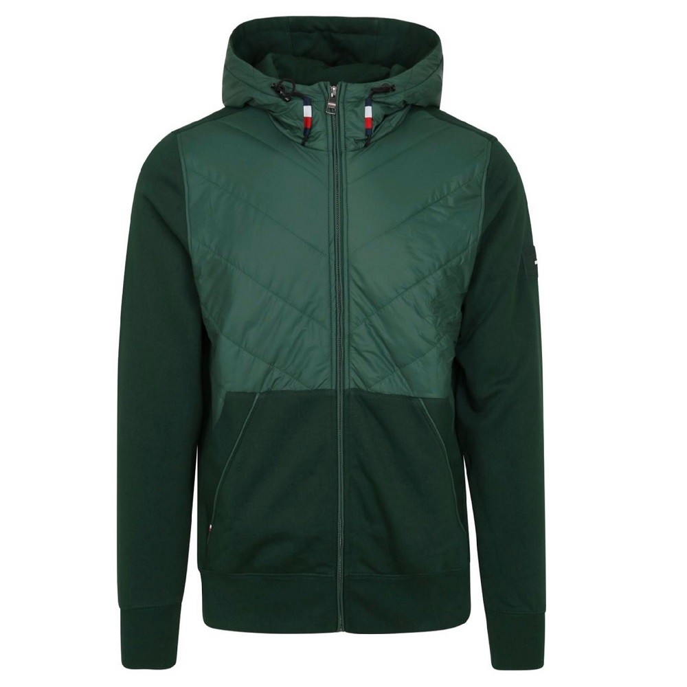 TOMMY HILFIGER</br>Ανδρική Ζακέτα Φούτερ Πράσινο MW0MW25889-MBP Tommy Hilfiger TOMMY HILFIGER</br>Ανδρική Ζακέτα Φούτερ Πράσινο MW0MW25889-MBP Tommy Hilfiger