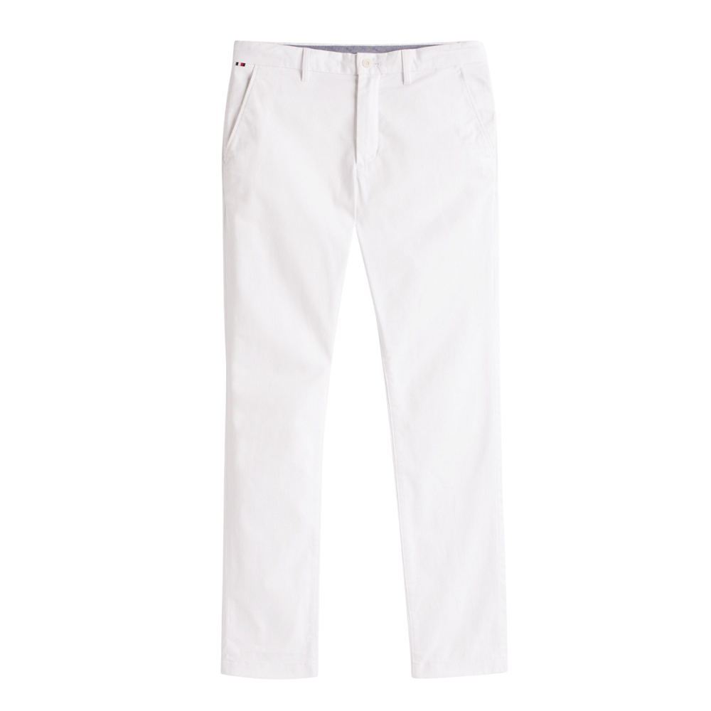 TOMMY HILFIGER</br>Ανδρικό Παντελόνι Λευκό 1985 Chino Bleecker THFlex Slim MW0MW26619-YCF Tommy Hilfiger TOMMY HILFIGER</br>Ανδρικό Παντελόνι Λευκό 1985 Chino Bleecker THFlex Slim MW0MW26619-YCF Tommy Hilfiger