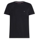 TOMMY HILFIGER</br>Ανδρικό T-shirt Μαύρο Core Stretch Slim Fit MW0MW27539-BDS Tommy Hilfiger TOMMY HILFIGER</br>Ανδρικό T-shirt Μαύρο Core Stretch Slim Fit MW0MW27539-BDS Tommy Hilfiger