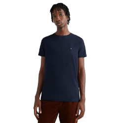 TOMMY HILFIGER</br>Tommy Hilfiger MW0MW27539-DW5 Ανδρικό T-shirt Μπλε Core Stretch Extra Slim Fit 