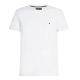 TOMMY HILFIGER</br>Ανδρικό T-shirt Λευκό Core Stretch Slim Fit MW0MW27539-YBR Tommy Hilfiger TOMMY HILFIGER</br>Ανδρικό T-shirt Λευκό Core Stretch Slim Fit MW0MW27539-YBR Tommy Hilfiger