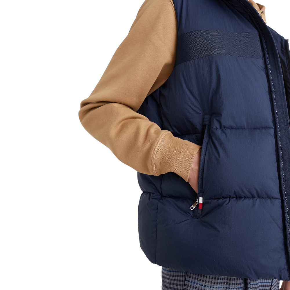 TOMMY HILFIGER</br>Ανδρικό Μπουφάν Αμάνικο Αδιάβροχο Μπλε MW0MW27680-DW5 Tommy Hilfiger TOMMY HILFIGER</br>Ανδρικό Μπουφάν Αμάνικο Αδιάβροχο Μπλε MW0MW27680-DW5 Tommy Hilfiger