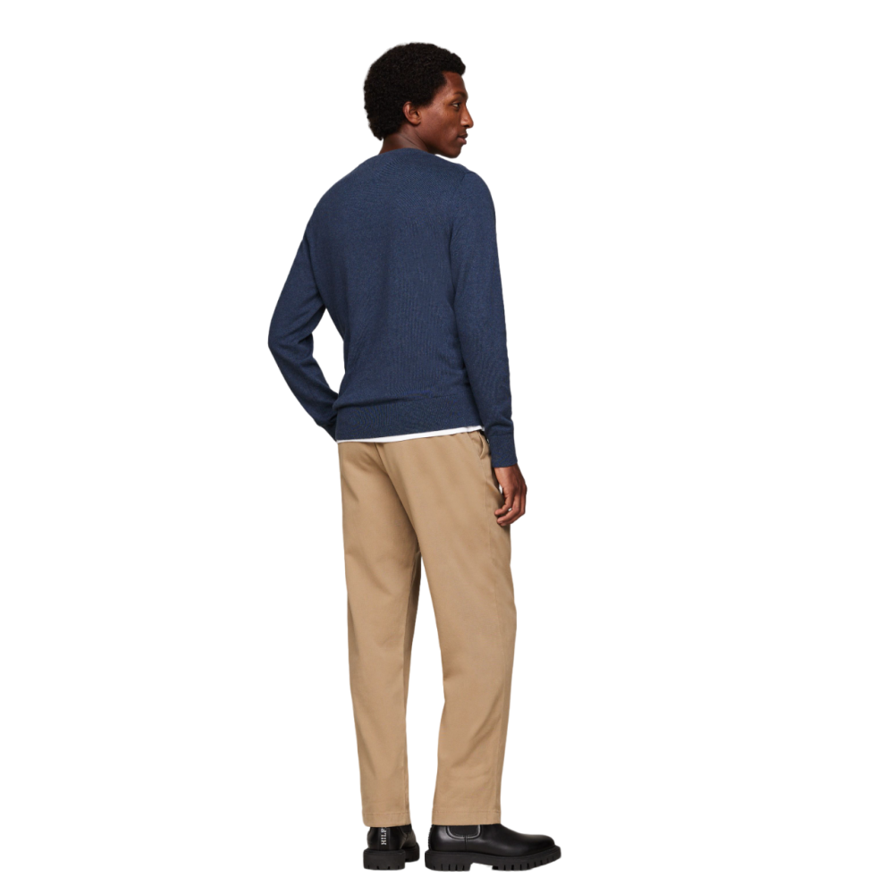 TOMMY HILFIGER</br>Ανδρικό Πουλόβερ Ραφ Crewneck Cotton Cashmere MW0MW28046-DVI Tommy Hilfiger TOMMY HILFIGER</br>Ανδρικό Πουλόβερ Ραφ Crewneck Cotton Cashmere MW0MW28046-DVI Tommy Hilfiger