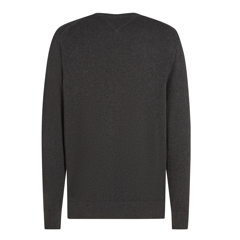 TOMMY HILFIGER</br>Tommy Hilfiger Pima Organic Cotton Cashmere Crewneck Sweater MW0MW28046-P92 Ανδρικό Πουλόβερ Ανθρακί TOMMY HILFIGER</br>Tommy Hilfiger Pima Organic Cotton Cashmere Crewneck Sweater MW0MW28046-P92 Ανδρικό Πουλόβερ Ανθρακί