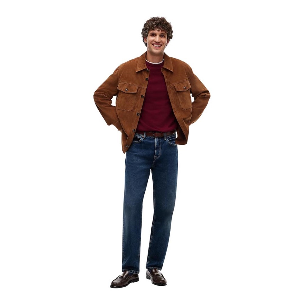 TOMMY HILFIGER</br>Tommy Hilfiger Pima Organic Cotton Cashmere Crewneck Sweater MW0MW28046-VLP Ανδρικό Πουλόβερ Μπορντώ TOMMY HILFIGER</br>Tommy Hilfiger Pima Organic Cotton Cashmere Crewneck Sweater MW0MW28046-VLP Ανδρικό Πουλόβερ Μπορντώ