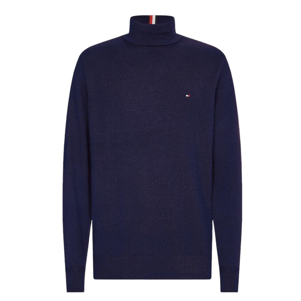 TOMMY HILFIGER</br>Ανδρικό Πουλόβερ Ζιβάγκο Μπλε Cotton Cashmere MW0MW28048-DW5 Tommy Hilfiger TOMMY HILFIGER</br>Ανδρικό Πουλόβερ Ζιβάγκο Μπλε Cotton Cashmere MW0MW28048-DW5 Tommy Hilfiger