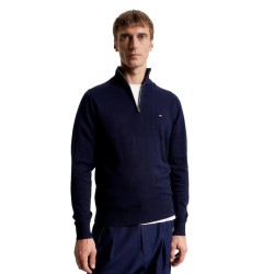 Ανδρικό Πουλόβερ 1/4 Zip Μπλε MW0MW28049-DW5 Tommy Hilfiger