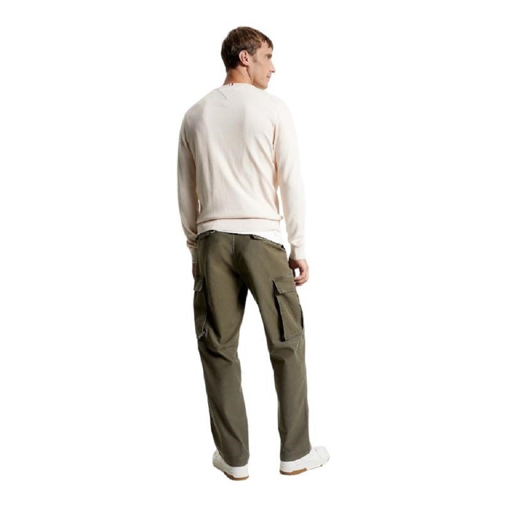 TOMMY HILFIGER</br>Ανδρικό Πουλόβερ Εκρού Crewneck Cotton Cashmere MW0MW28046-ABH Tommy Hilfiger TOMMY HILFIGER</br>Ανδρικό Πουλόβερ Εκρού Crewneck Cotton Cashmere MW0MW28046-ABH Tommy Hilfiger