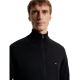 TOMMY HILFIGER</br>Ανδρική Ζακέτα Μαύρο Zip Cotton Cashmere MW0MW28050-BDS Tommy Hilfiger TOMMY HILFIGER</br>Ανδρική Ζακέτα Μαύρο Zip Cotton Cashmere MW0MW28050-BDS Tommy Hilfiger