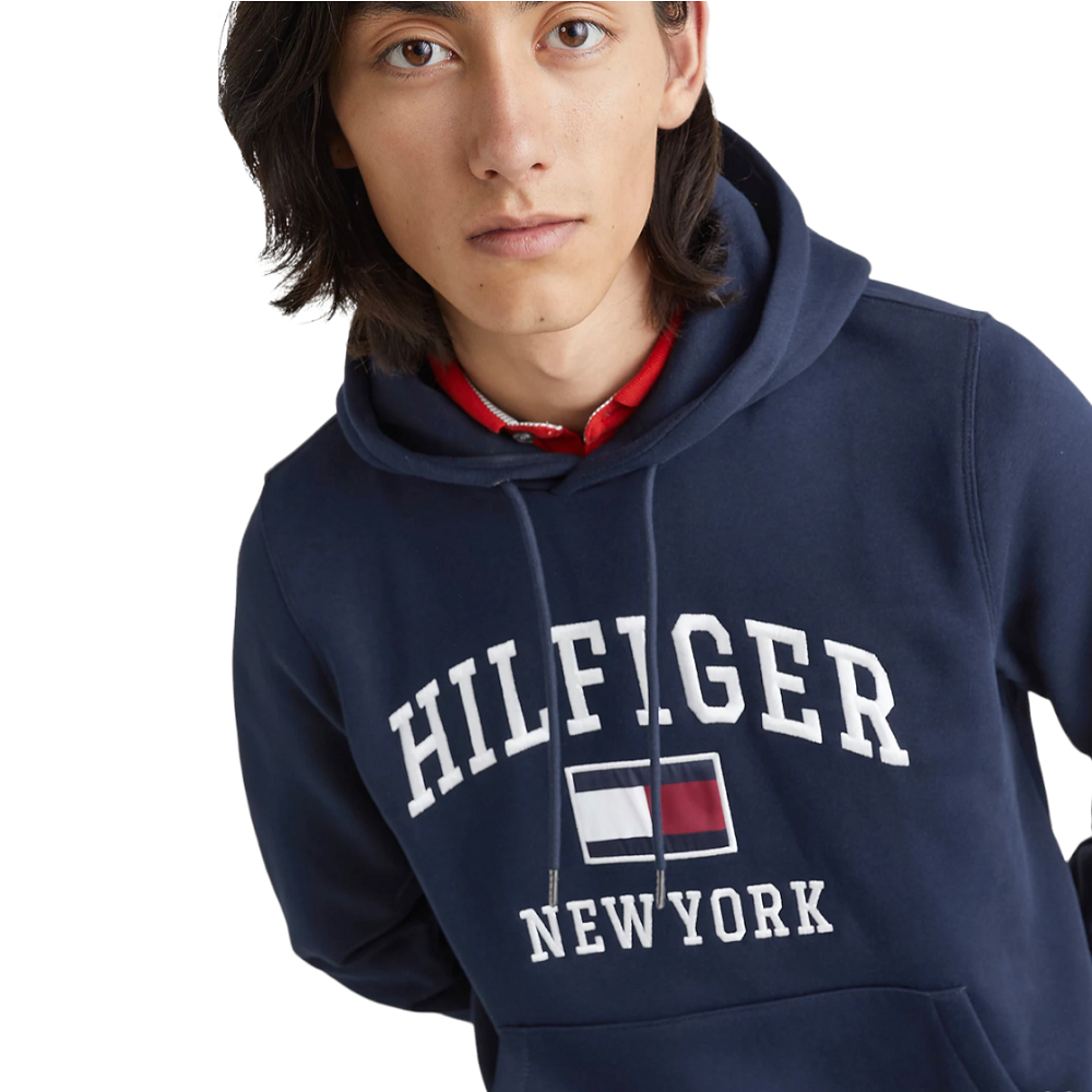 TOMMY HILFIGER</br>Ανδρικό Φούτερ Hoodie Μπλε MW0MW28173-DW5 Tommy Hilfiger TOMMY HILFIGER</br>Ανδρικό Φούτερ Hoodie Μπλε MW0MW28173-DW5 Tommy Hilfiger