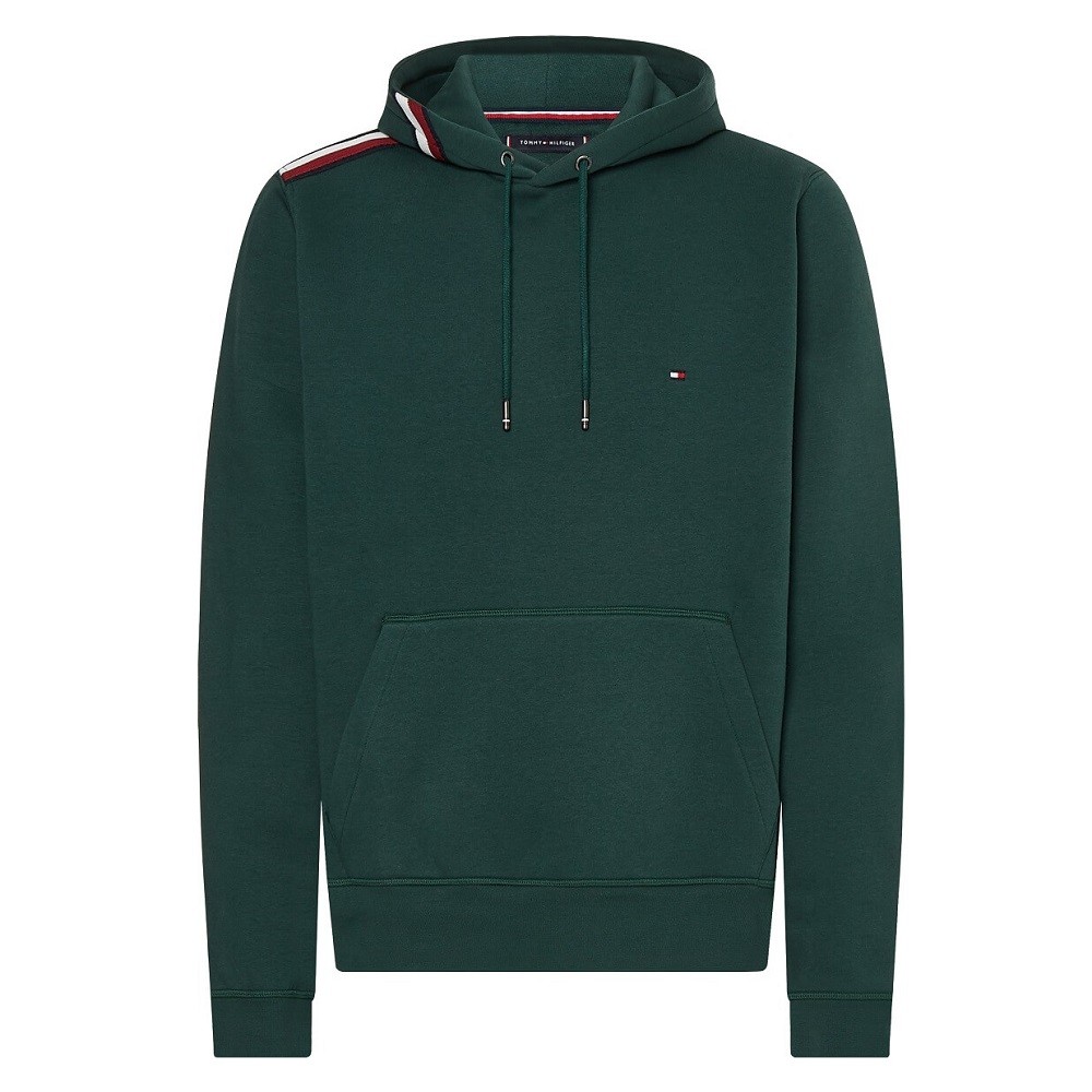 TOMMY HILFIGER</br>Ανδρικό Φούτερ Hoodie Πράσινο MW0MW28183-MBP Tommy Hilfiger TOMMY HILFIGER</br>Ανδρικό Φούτερ Hoodie Πράσινο MW0MW28183-MBP Tommy Hilfiger