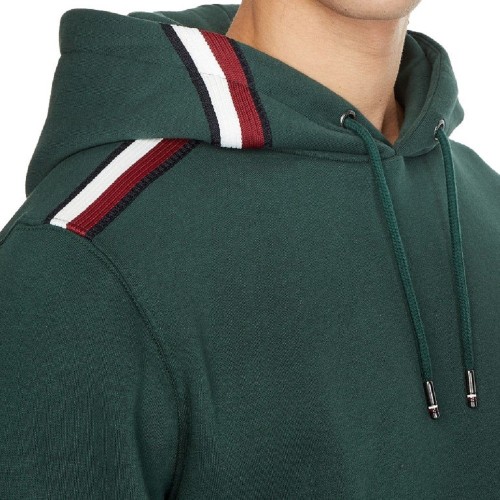Ανδρικό Φούτερ Hoodie Πράσινο MW0MW28183-MBP Tommy Hilfiger Ανδρικό Φούτερ Hoodie Πράσινο MW0MW28183-MBP Tommy Hilfiger