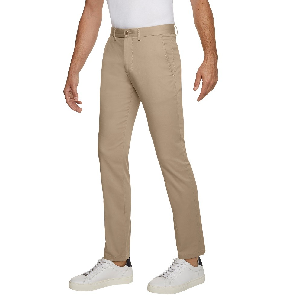 TOMMY HILFIGER</br>Ανδρικό Παντελόνι Μπεζ 1985 Chino Bleecker THFlex Slim MW0MW28883-AEG Tommy Hilfiger TOMMY HILFIGER</br>Ανδρικό Παντελόνι Μπεζ 1985 Chino Bleecker THFlex Slim MW0MW28883-AEG Tommy Hilfiger