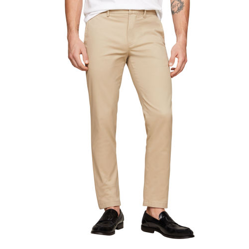 Ανδρικό Παντελόνι Μπεζ 1985 Chino Bleecker THFlex Slim MW0MW28883-AEG Tommy Hilfiger