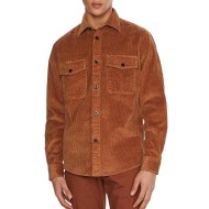 Ανδρικό Πουκάμισο Κάμελ Κοτλέ Regular MW0MW30972-GWJ Tommy Hilfiger