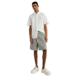 Ανδρικό Πουκάμισο Λευκό Poplin Regular MW0MW31382-YBR Tommy Hilfiger