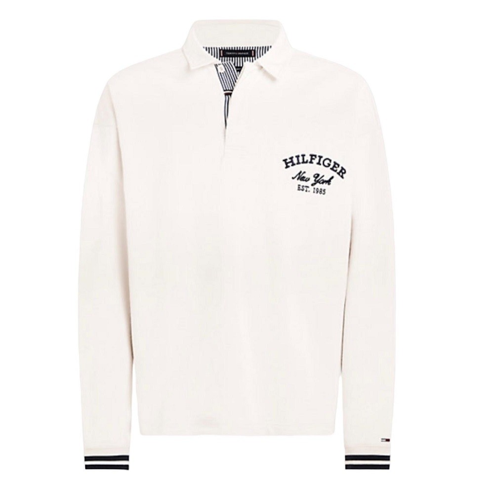 TOMMY HILFIGER</br>Ανδρικό Polo Εκρού MW0MW32012-ACO Tommy Hilfiger TOMMY HILFIGER</br>Ανδρικό Polo Εκρού MW0MW32012-ACO Tommy Hilfiger