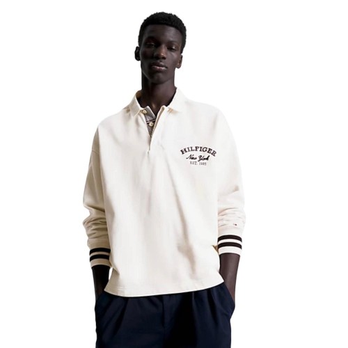 Ανδρικό Polo Εκρού MW0MW32012-ACO Tommy Hilfiger