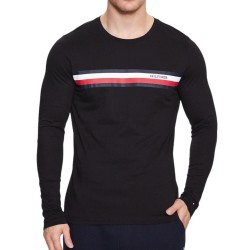 Ανδρικό T-shirt Μαύρο MW0MW32366-BDS Tommy Hilfiger