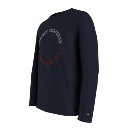 Ανδρικό T-shirt Μπλε MW0MW32620-DW5 Tommy Hilfiger