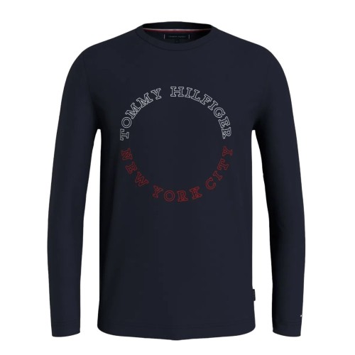 Ανδρικό T-shirt Μπλε MW0MW32620-DW5 Tommy Hilfiger
