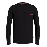 Ανδρικό T-shirt Μαύρο MW0MW32621-BDS Tommy Hilfiger