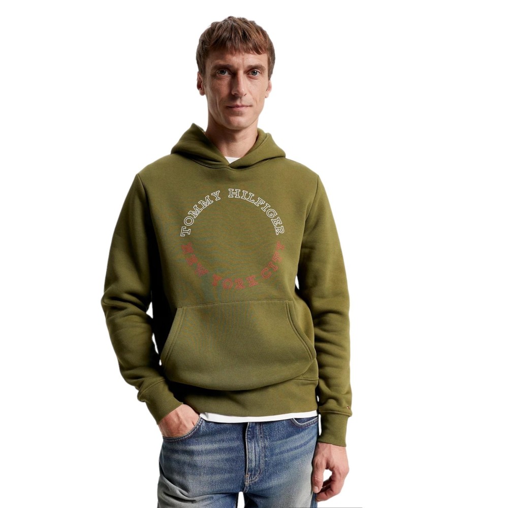 TOMMY HILFIGER</br>Ανδρικό Φούτερ Hoodie Χακί MW0MW32655-MS2 Tommy Hilfiger TOMMY HILFIGER</br>Ανδρικό Φούτερ Hoodie Χακί MW0MW32655-MS2 Tommy Hilfiger