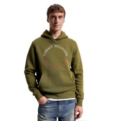 Ανδρικό Φούτερ Hoodie Χακί MW0MW32655-MS2 Tommy Hilfiger