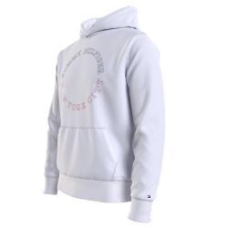 Ανδρικό Φούτερ Hoodie Λευκό MW0MW32655-YBR Tommy Hilfiger