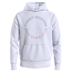 Ανδρικό Φούτερ Hoodie Λευκό MW0MW32655-YBR Tommy Hilfiger