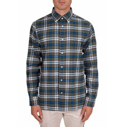 Ανδρικό Πουκάμισο Χακί Multi Καρό Regular MW0MW32890-0N1 Tommy Hilfiger