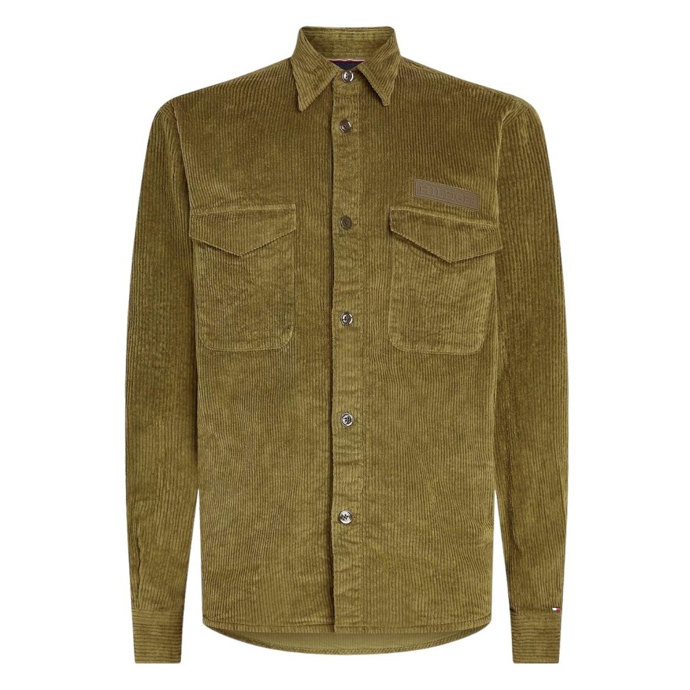 TOMMY HILFIGER</br>Ανδρικό Πουκάμισο Χακί Κοτλέ Archive Fit MW0MW32903-MS2 Tommy Hilfiger TOMMY HILFIGER</br>Ανδρικό Πουκάμισο Χακί Κοτλέ Archive Fit MW0MW32903-MS2 Tommy Hilfiger