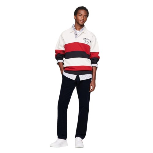 Ανδρικό Παντελόνι Κοτλέ Μπλε Denton Chino Corduroy Straight MW0MW32932-DW5 Tommy Hilfiger