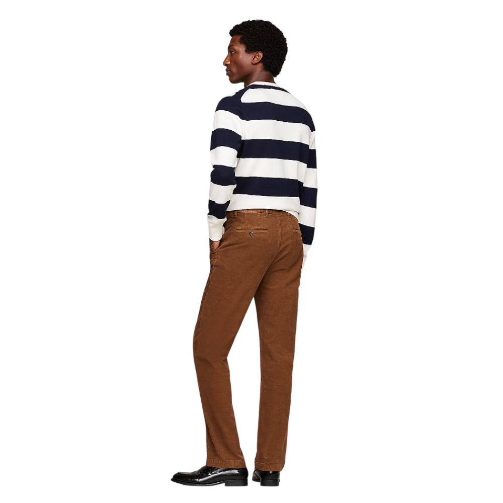 TOMMY HILFIGER</br>Ανδρικό Παντελόνι Κοτλέ Κάμελ Denton Chino Corduroy Straight MW0MW32932-GWP Tommy Hilfiger