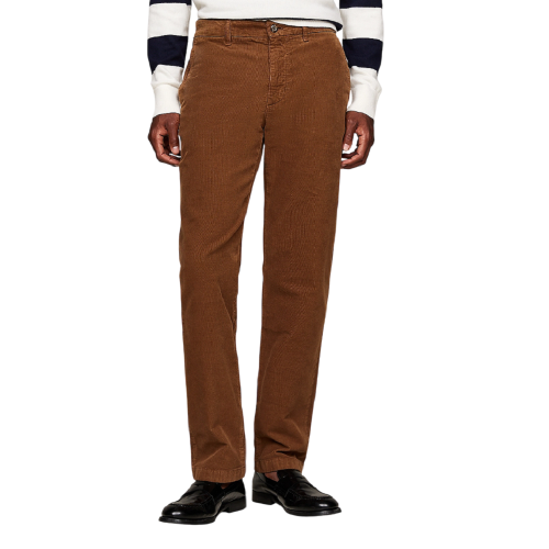 Ανδρικό Παντελόνι Κοτλέ Κάμελ Denton Chino Corduroy Straight MW0MW32932-GWP Tommy Hilfiger