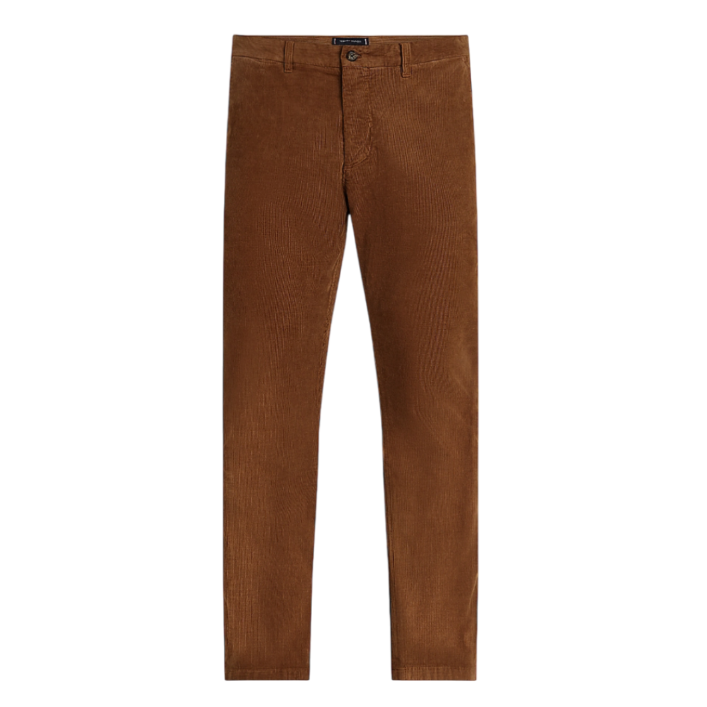 TOMMY HILFIGER</br>Ανδρικό Παντελόνι Κοτλέ Κάμελ Denton Chino Corduroy Straight MW0MW32932-GWP Tommy Hilfiger