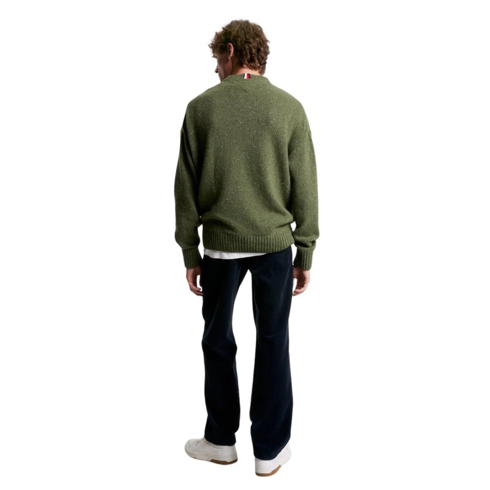 TOMMY HILFIGER</br>Ανδρικό Πουλόβερ Χακί Crewneck Wool MW0MW33127-MS2 Tommy Hilfiger TOMMY HILFIGER</br>Ανδρικό Πουλόβερ Χακί Crewneck Wool MW0MW33127-MS2 Tommy Hilfiger