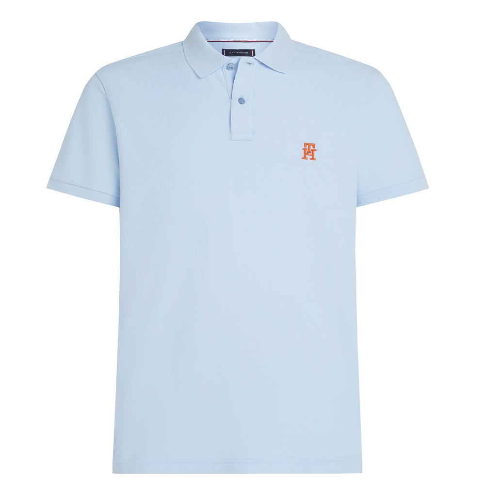TOMMY HILFIGER</br>Ανδρικό Polo T-shirt Σιέλ Regular MW0MW33167-C3Q Tommy Hilfiger TOMMY HILFIGER</br>Ανδρικό Polo T-shirt Σιέλ Regular MW0MW33167-C3Q Tommy Hilfiger