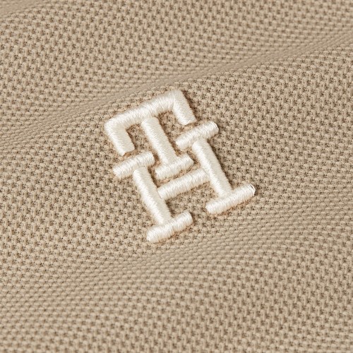 Ανδρικό Polo T-shirt Μπεζ Regular MW0MW33167-RBT Tommy Hilfiger Ανδρικό Polo T-shirt Μπεζ Regular MW0MW33167-RBT Tommy Hilfiger