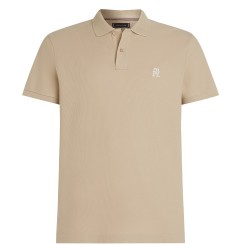 Ανδρικό Polo T-shirt Μπεζ Regular MW0MW33167-RBT Tommy Hilfiger